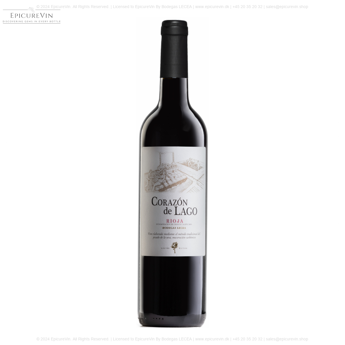 Bodegas LECEA Corazon De Lago Rødvin 2023