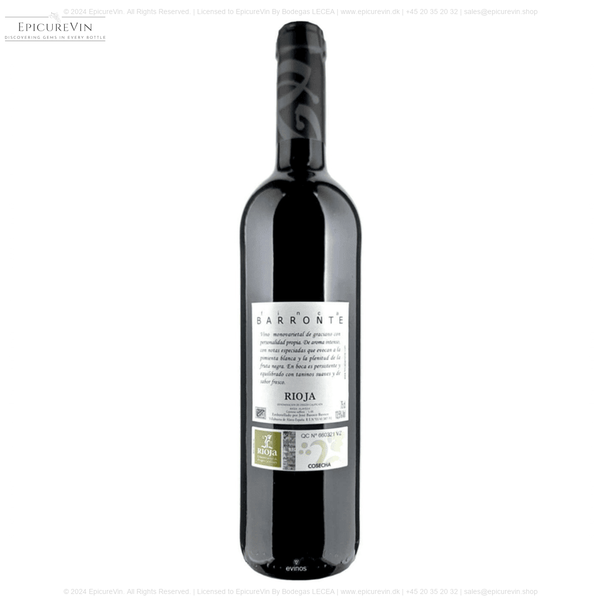 Finca BARRONTE Graciano Rødvin 2023