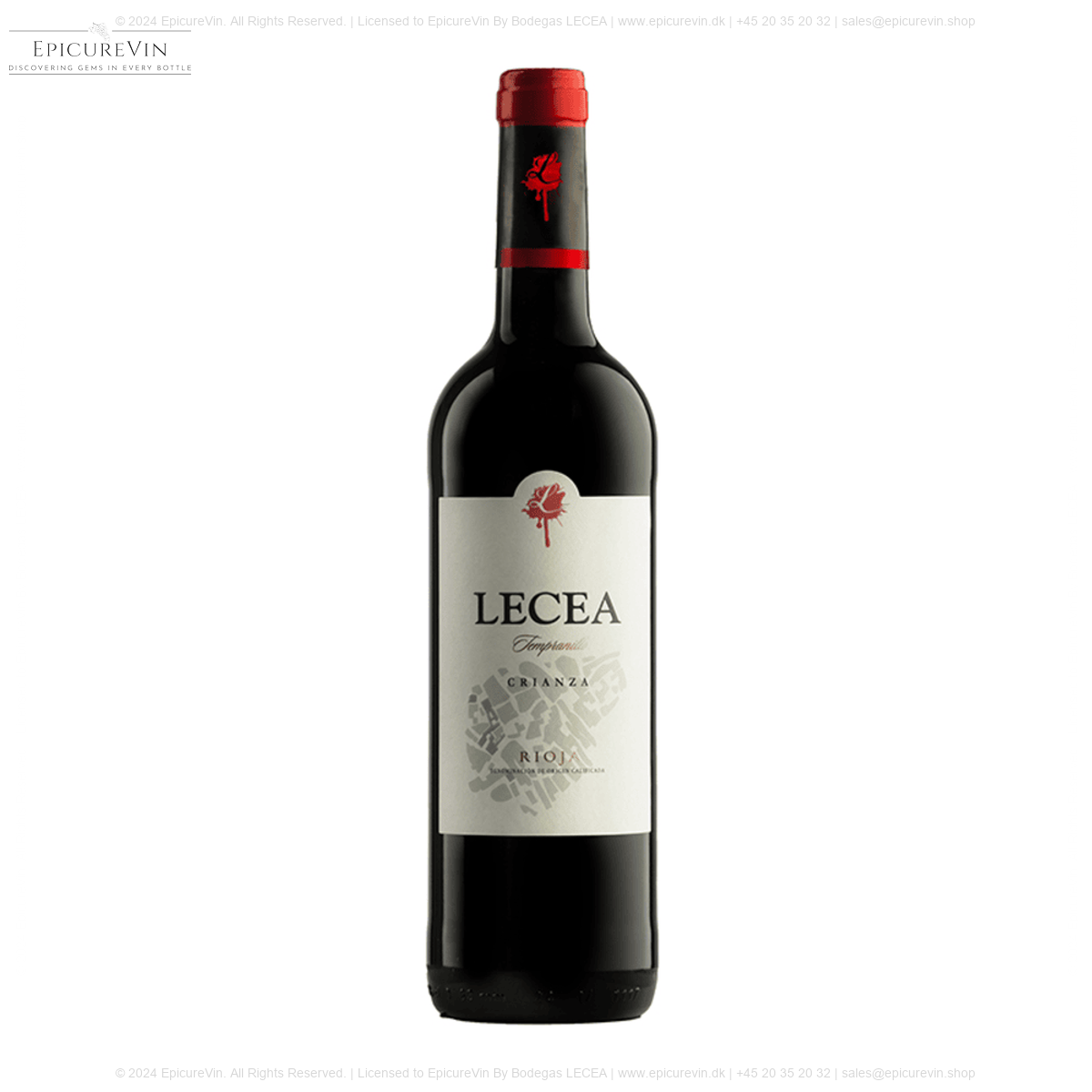 Bodegas LECEA Crianza Rødvin 2019