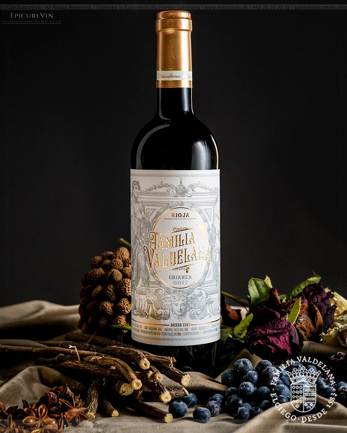 Familia Valdelana Crianza rødvin 2022