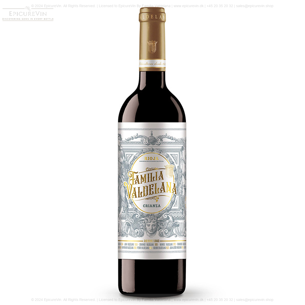 Familia Valdelana Crianza rødvin 2022