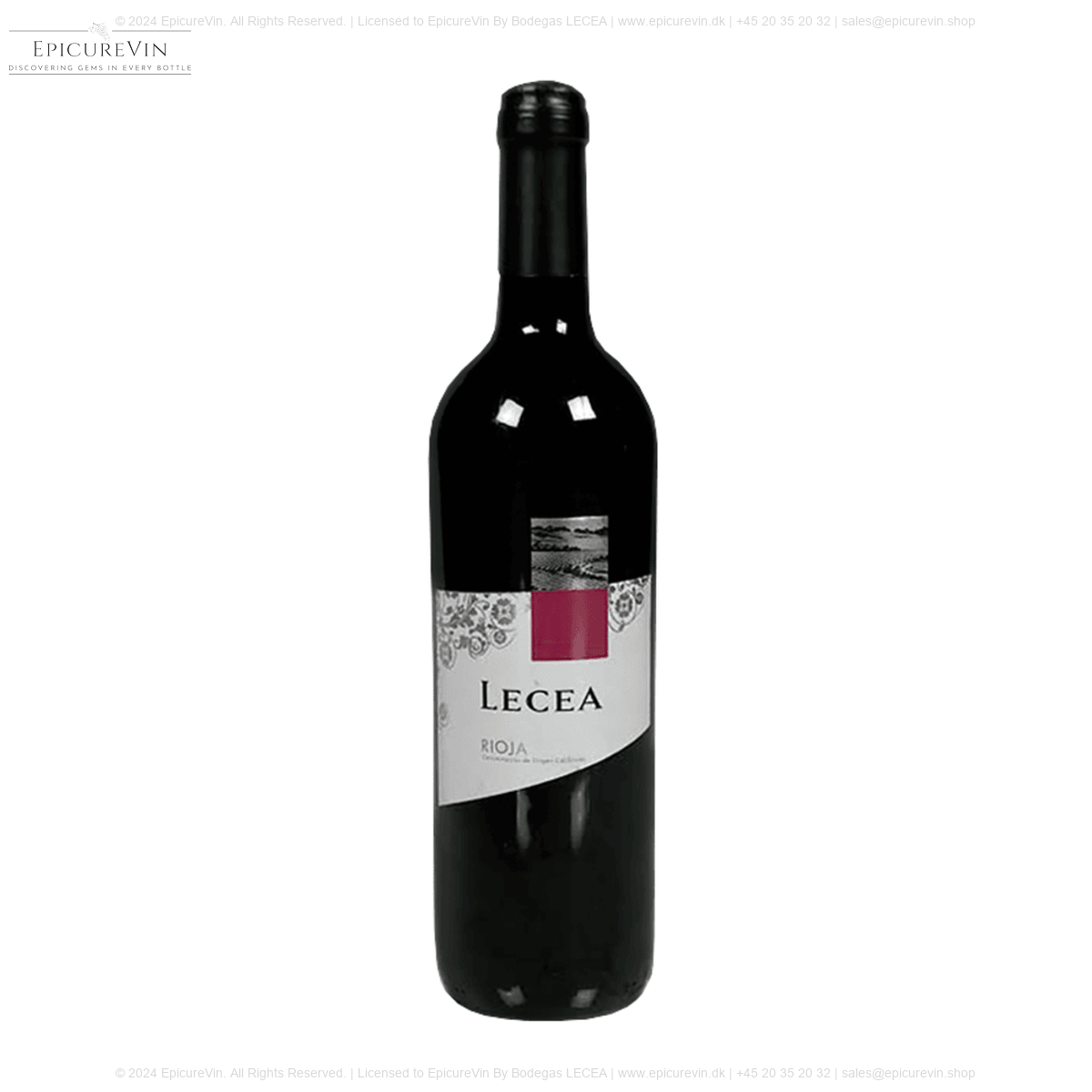 Bodegas LECEA Ung rødvin 2023